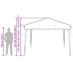 Carpa Plegable para Fiestas 288 x 288 x 245 cm Azul Tela Oxford