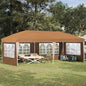 Foldable Party Tent 575 x 288 x 245 cm Anthracite