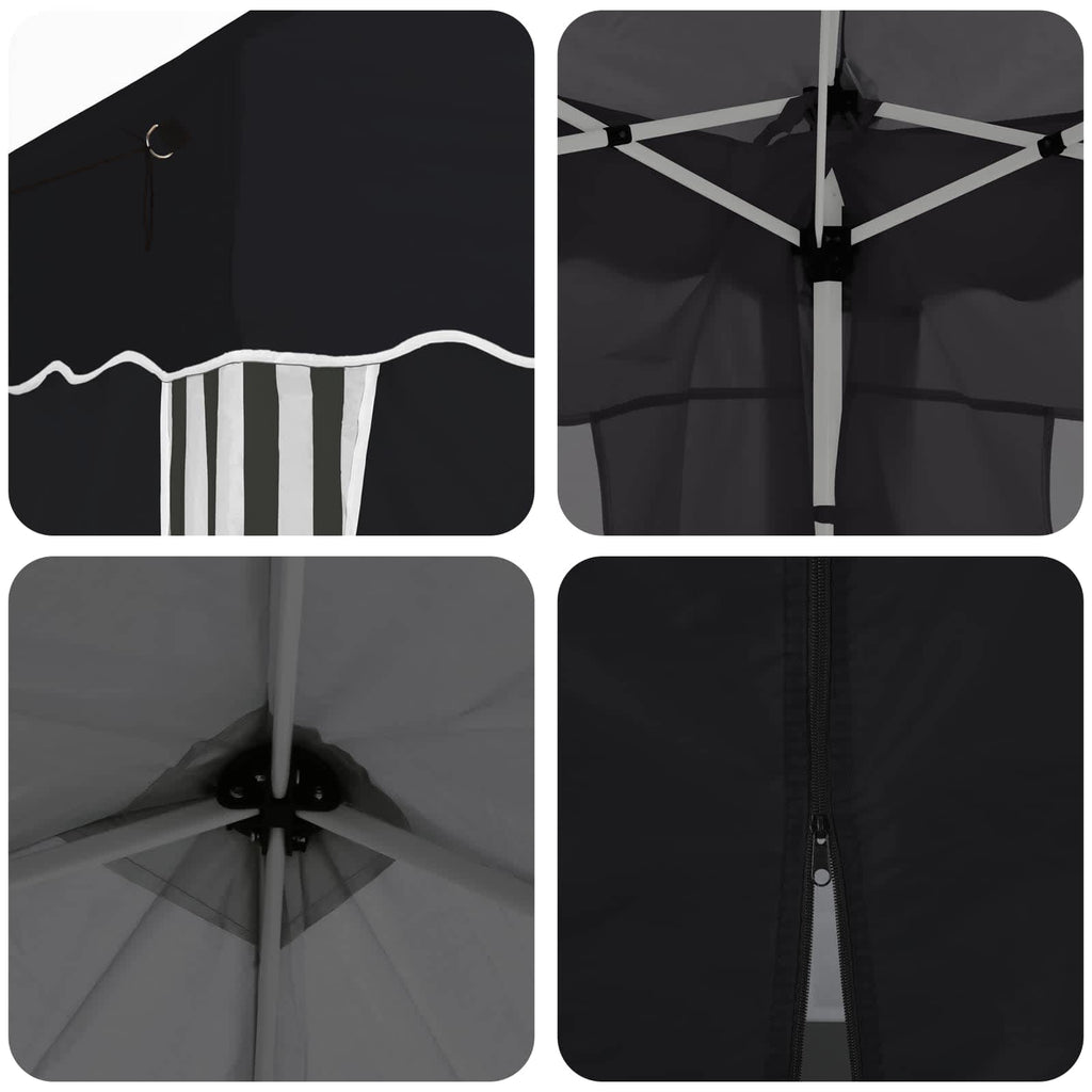 Carpa Plegable para Fiestas 575 x 288 x 245 cm Antracita