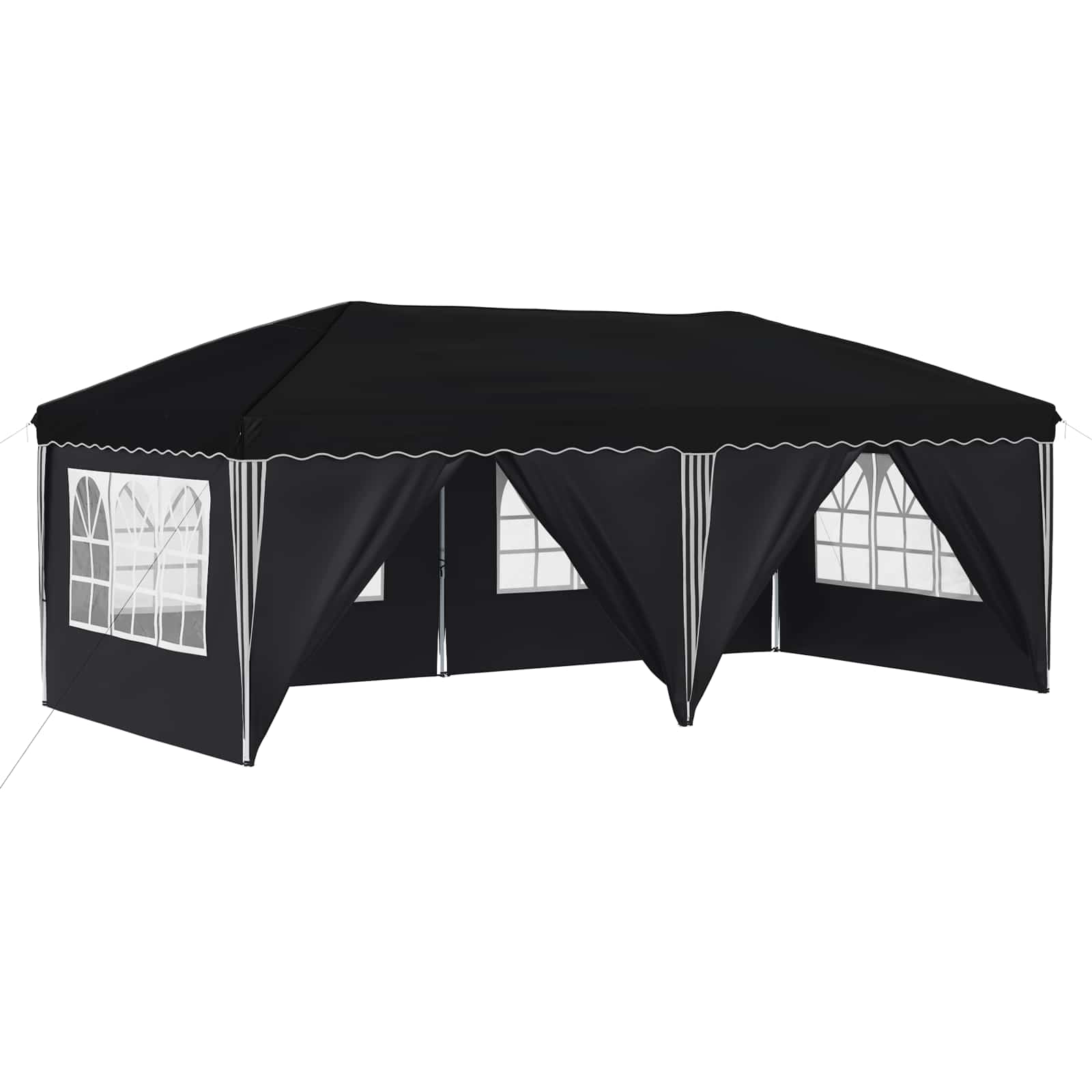 Carpa Plegable para Fiestas 575 x 288 x 245 cm Antracita
