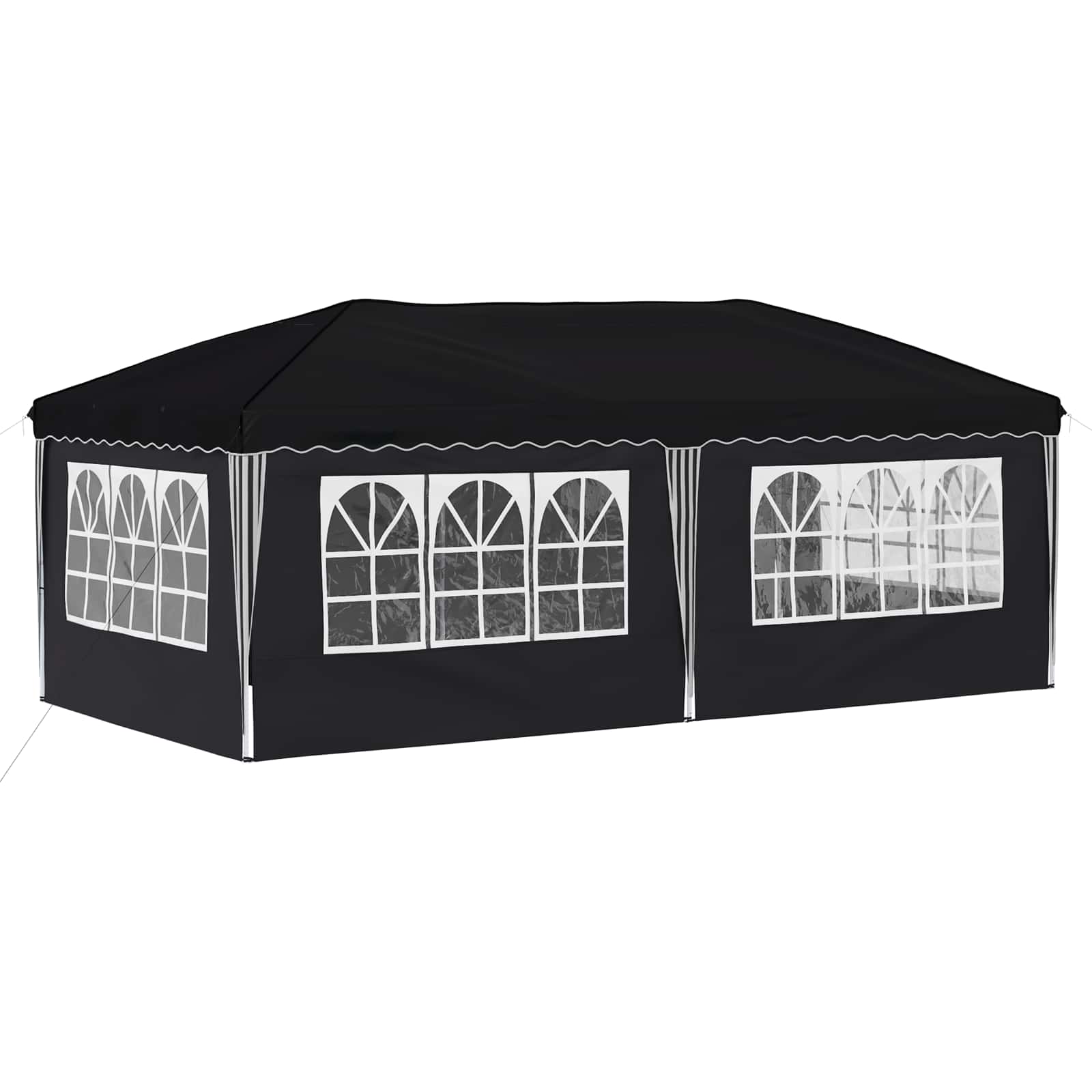Carpa Plegable para Fiestas 575 x 288 x 245 cm Antracita