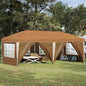 Foldable Party Tent 575 x 288 x 245 cm Anthracite