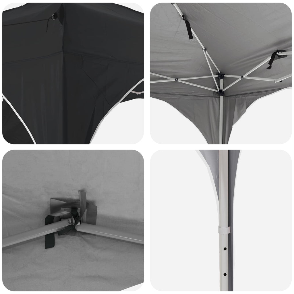 Carpa Plegable para Fiestas 192 x 192 x 245 cm Antracita