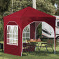 Folding Party Tent 192 x 192 x 245 cm Anthracite