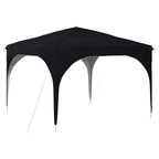 Carpa Plegable para Fiestas 290 x 290 x 245 cm Antracita