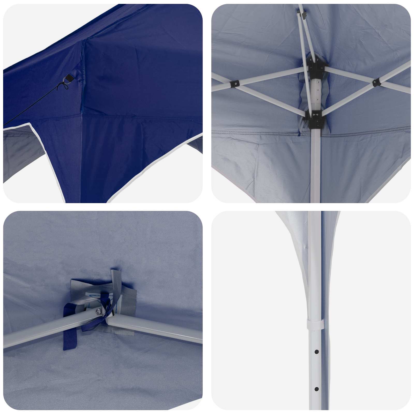Carpa Plegable para Fiestas 575 x 288 x 245 cm Azul Tela Oxford