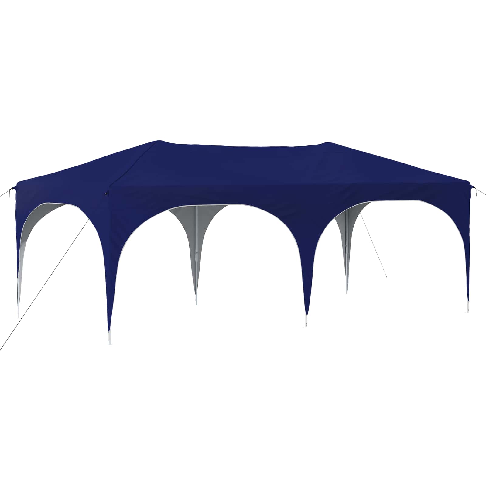 Carpa Plegable para Fiestas 575 x 288 x 245 cm Azul Tela Oxford
