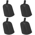 Cabeza de pala 4 pcs Negro 34,5 x 24 cm