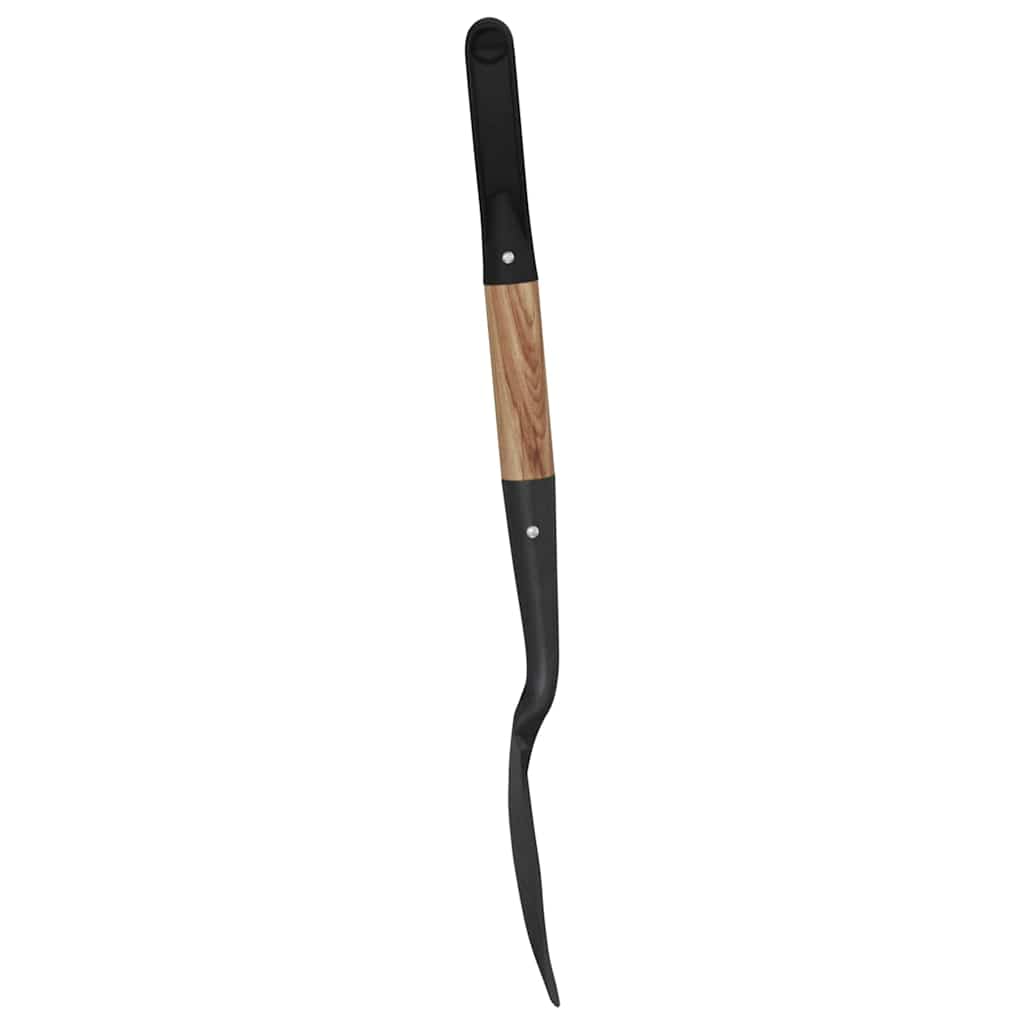 Pala Negro 68,5 cm Acero Con Recubrimiento y Madera Sólida