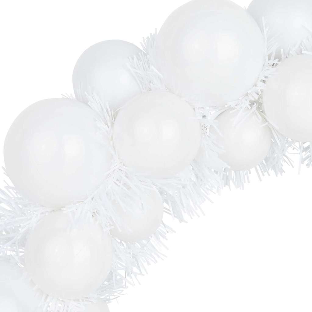 Coronas de Bolas de Navidad 2 pcs 33 x 33 x 7 cm Poliestireno