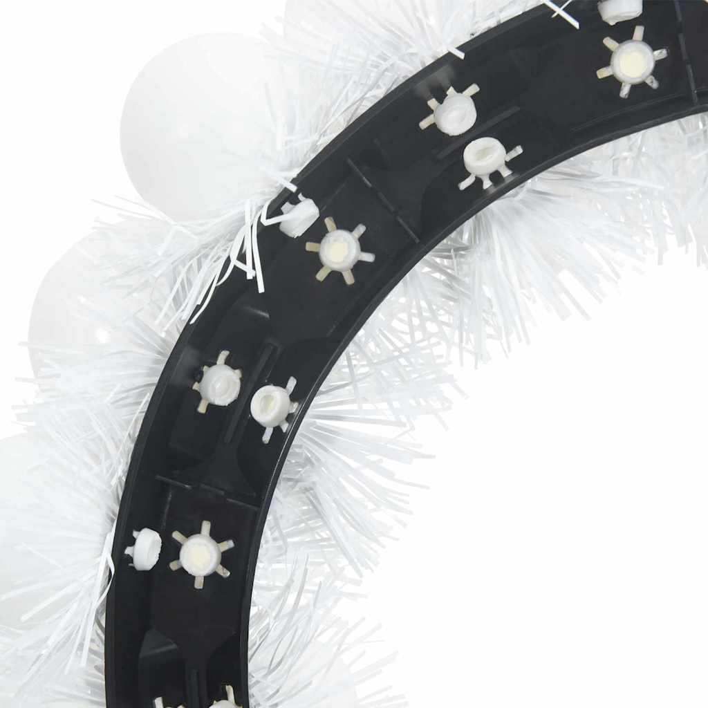 Coronas de Bolas de Navidad 2 pcs 33 x 33 x 7 cm Poliestireno