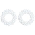 Coronas de Bolas de Navidad 2 pcs 33 x 33 x 7 cm Poliestireno