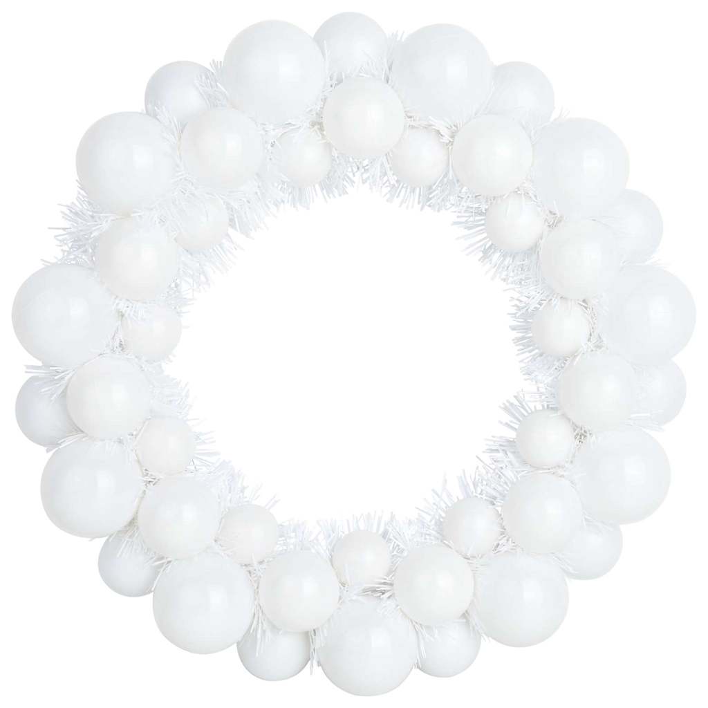 Coronas de Bolas de Navidad 2 pcs 33 x 33 x 7 cm Poliestireno