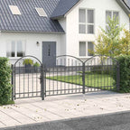 Puerta de valla jardín con parte superior arqueada ASSEN