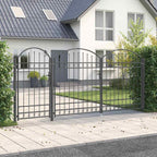 Puerta de valla jardín con parte superior arqueada ASSEN