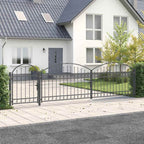 Puerta de valla jardín con parte superior arqueada ASSEN