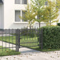 KAMPEN Spear Top Fence Gate 103 x 100 cm Steel