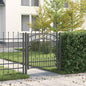 KAMPEN Spear Top Fence Gate 103 x 100 cm Steel