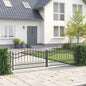 KAMPEN Spear Top Fence Gate 103 x 100 cm Steel