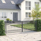 KAMPEN Spear Top Fence Gate 103 x 100 cm Steel