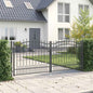 KAMPEN Spear Top Fence Gate 103 x 100 cm Steel
