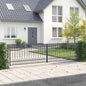 KAMPEN Spear Top Fence Gate 103 x 100 cm Steel