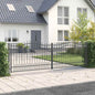 KAMPEN Spear Top Fence Gate 103 x 100 cm Steel