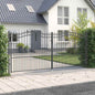 KAMPEN Spear Top Fence Gate 103 x 100 cm Steel