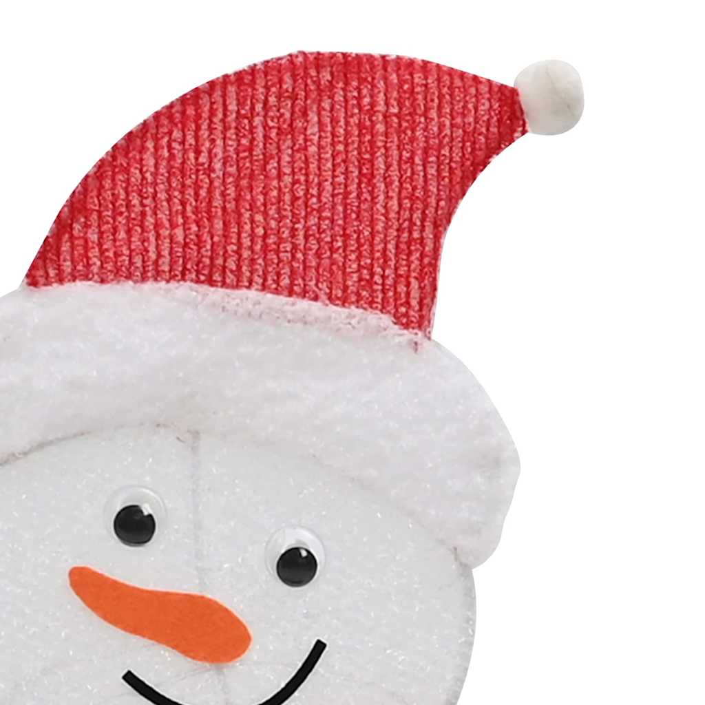 Familia de Muñecos de Nieve Iluminados 3 pcs Cálido Poliéster