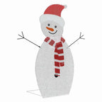 Familia de Muñecos de Nieve Iluminados 3 pcs Cálido Poliéster