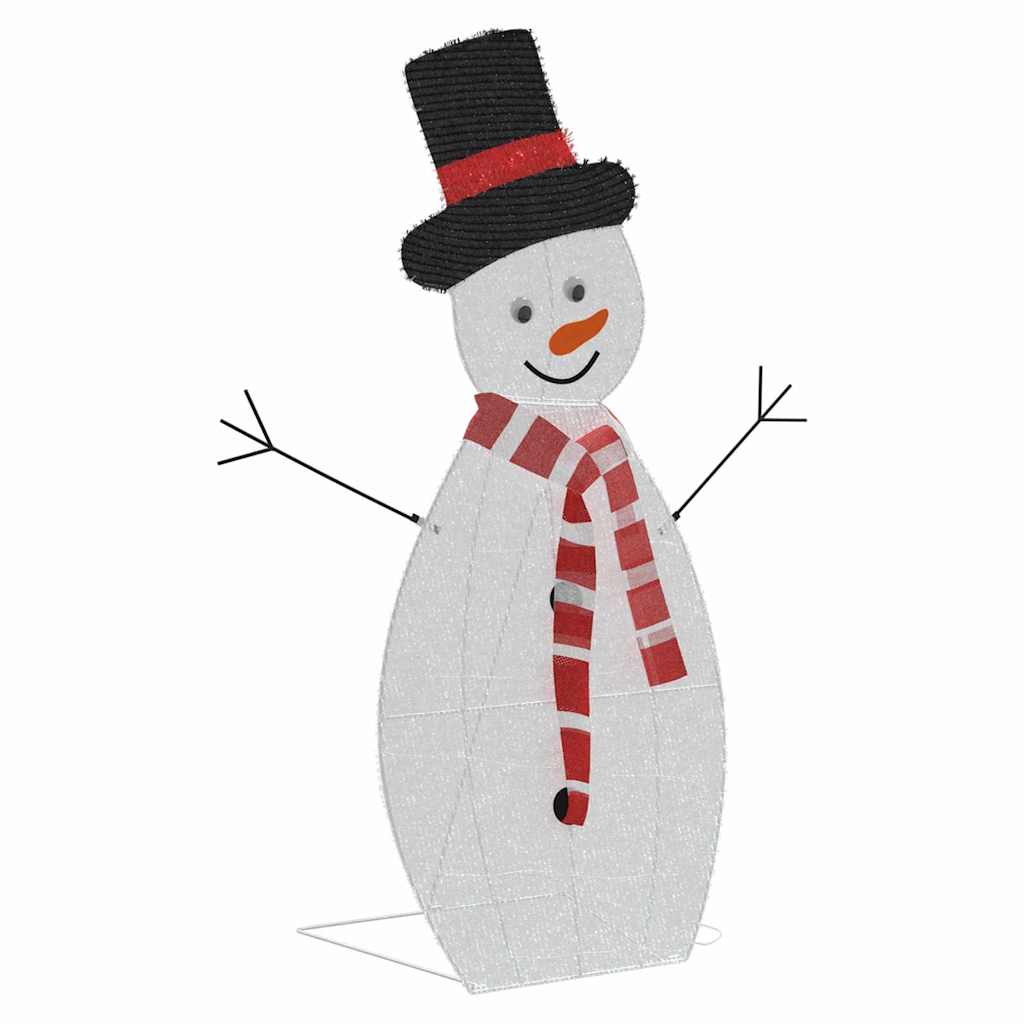 Familia de Muñecos de Nieve Iluminados 3 pcs Cálido Poliéster
