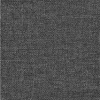 Estructura de Cama con Cabecera Tapizada Gris oscuro