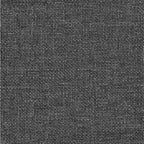 Estructura de Cama con Cabecera Tapizada Gris oscuro