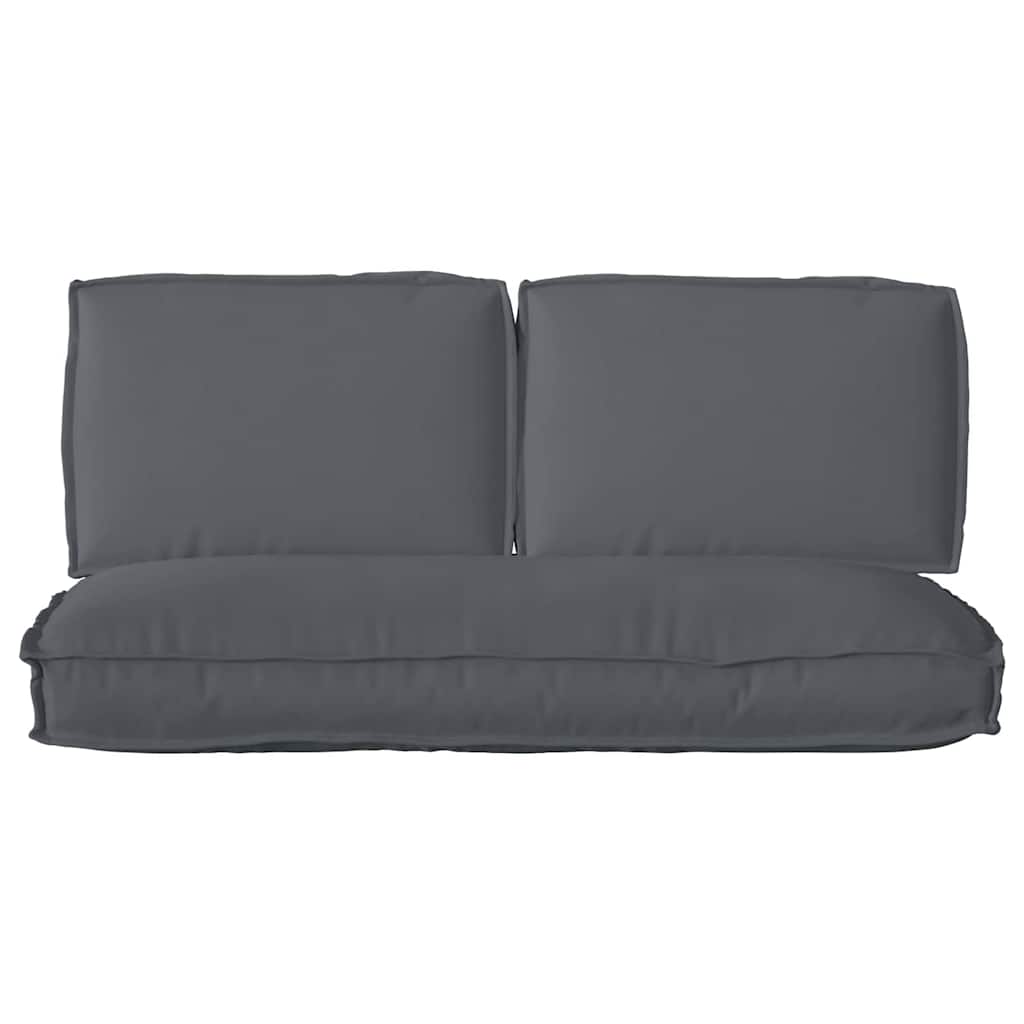 Juego de Cojines 3 pcs Antracita Tela Oxford