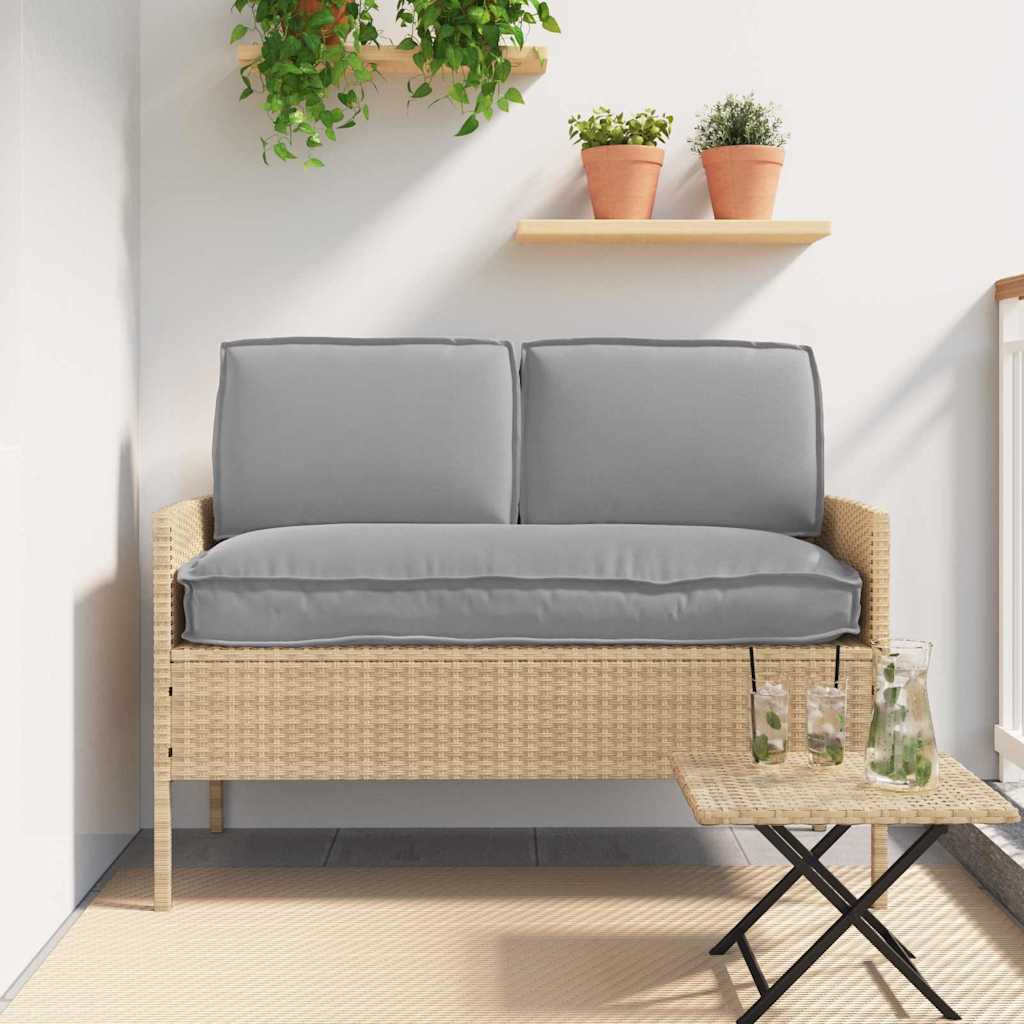 3-Piece Cushion Set, Anthracite Oxford Fabric