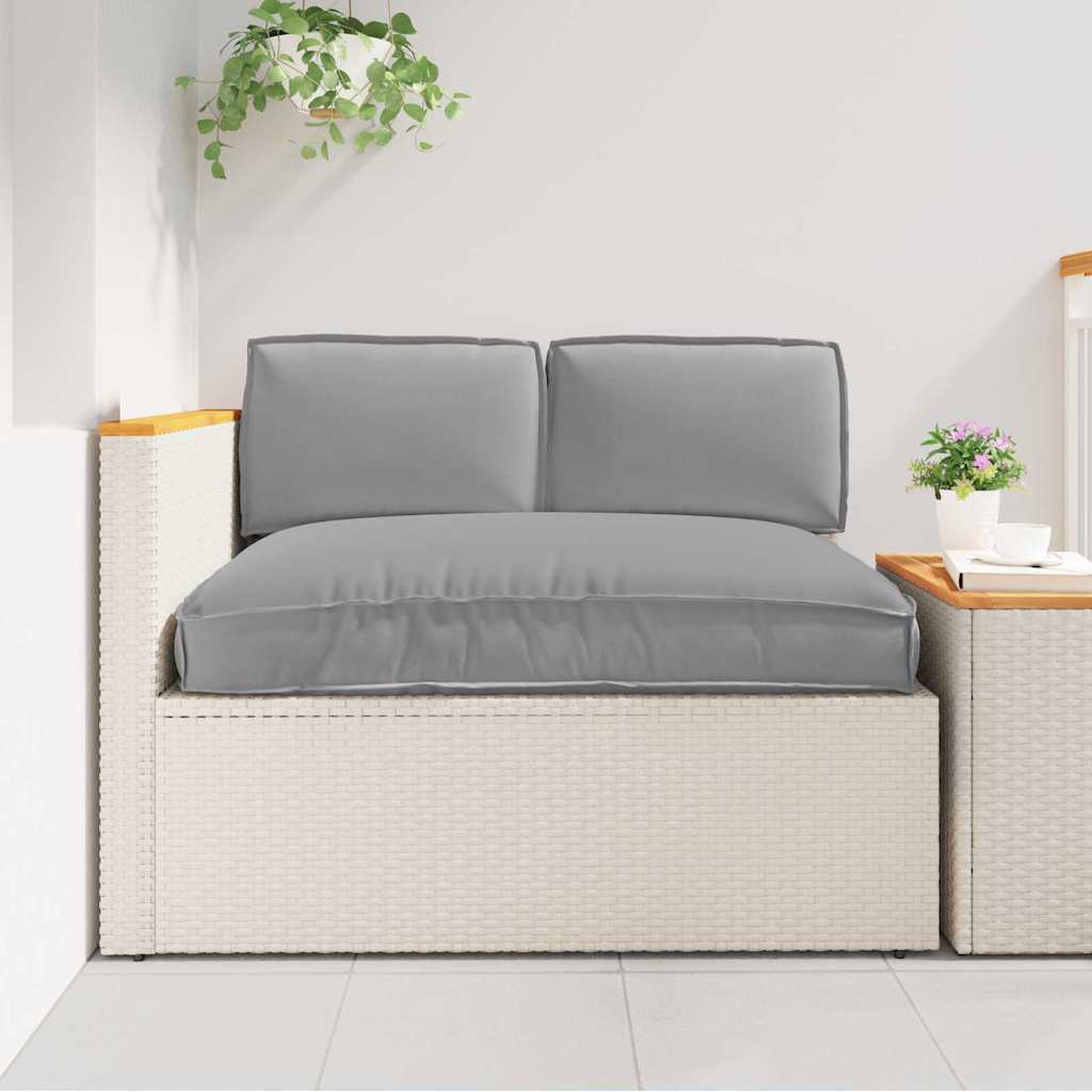 3-Piece Cushion Set, Anthracite Oxford Fabric