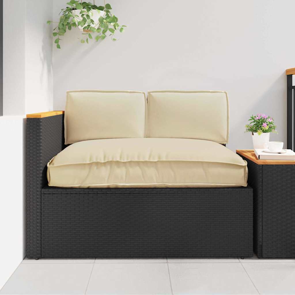 3-Piece Cushion Set, Anthracite Oxford Fabric