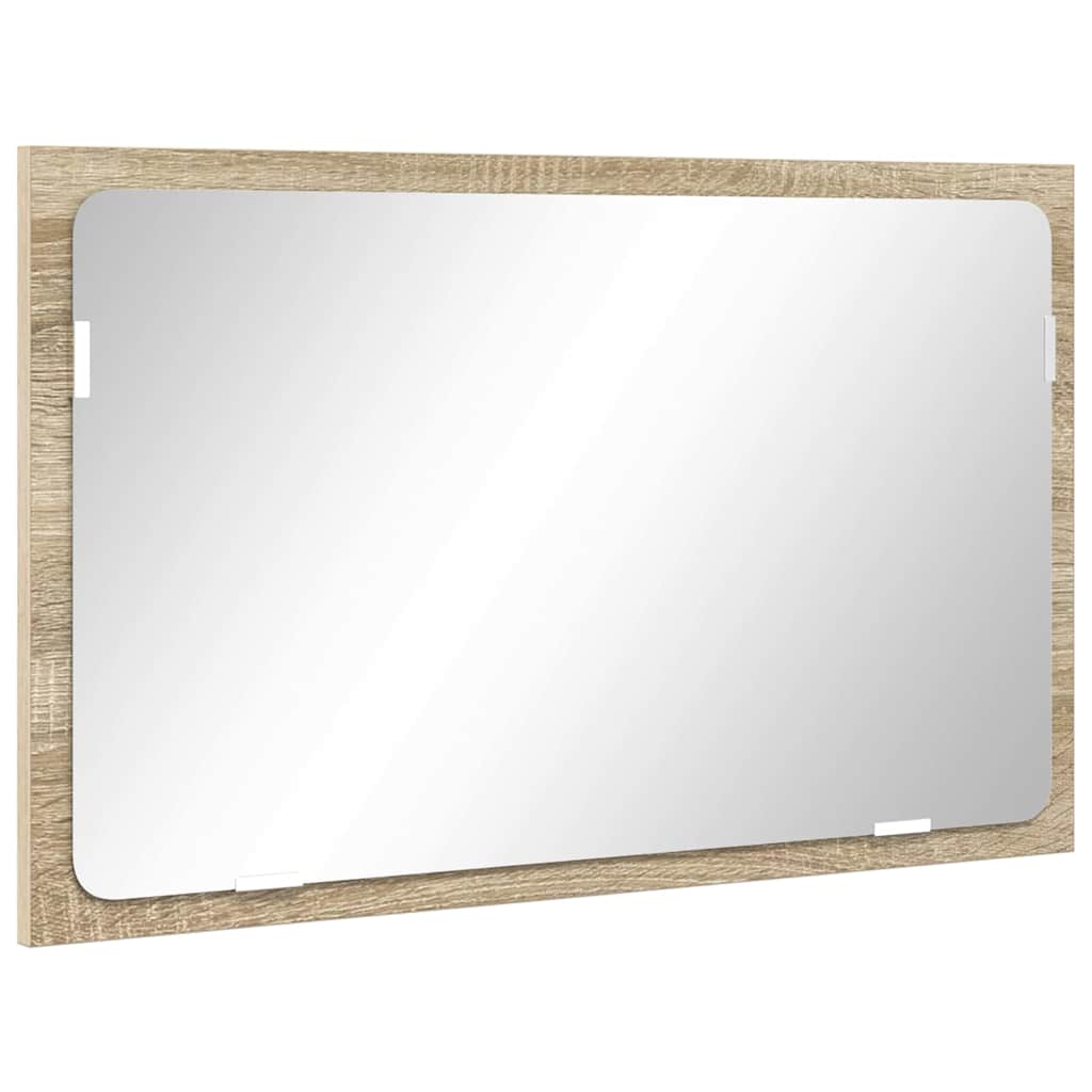 Juego de muebles de baño Roble Sonoma Madera contrachapada