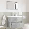 Juego de muebles de baño Gris Concreto 60 x 38,3 x 45 cm