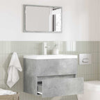 Juego de muebles de baño Gris Concreto 60 x 38,3 x 45 cm