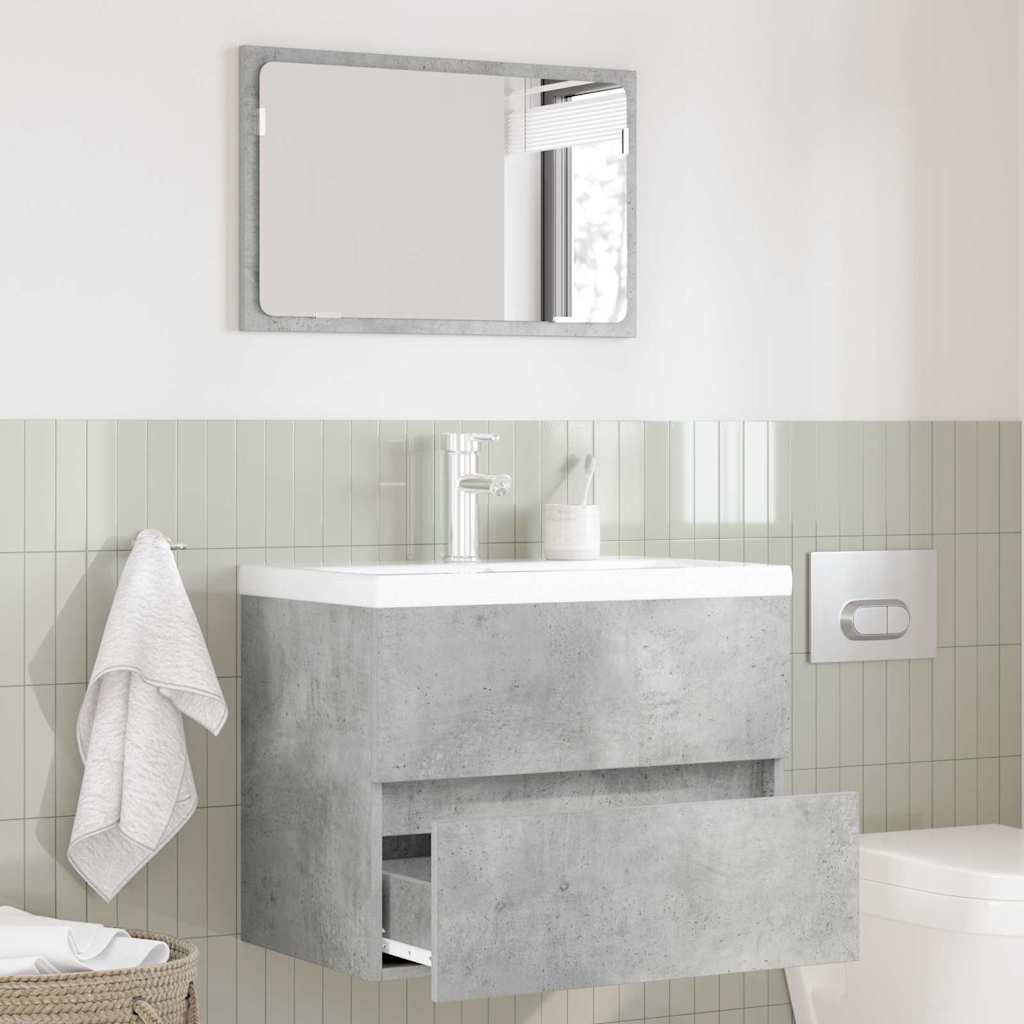 Juego de muebles de baño Gris Concreto 60 x 38,3 x 45 cm