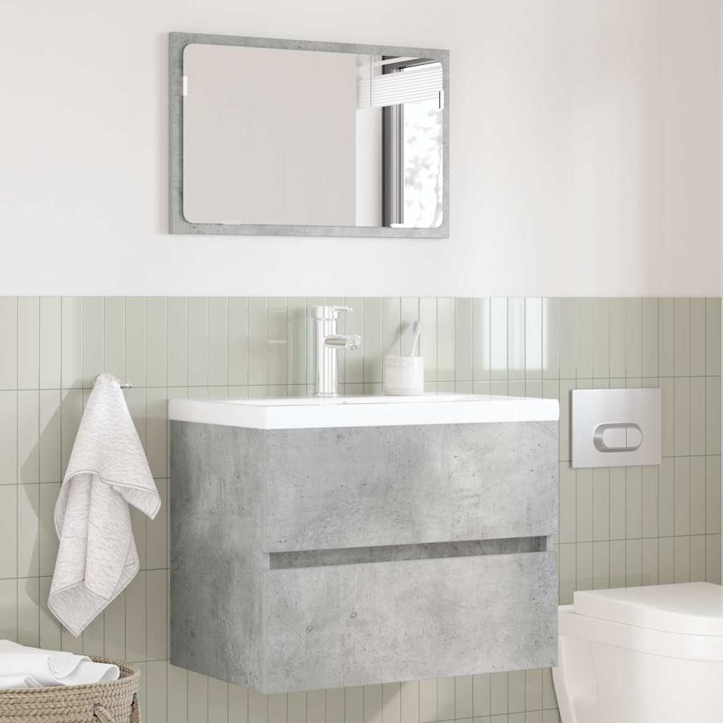Juego de muebles de baño Gris Concreto 60 x 38,3 x 45 cm