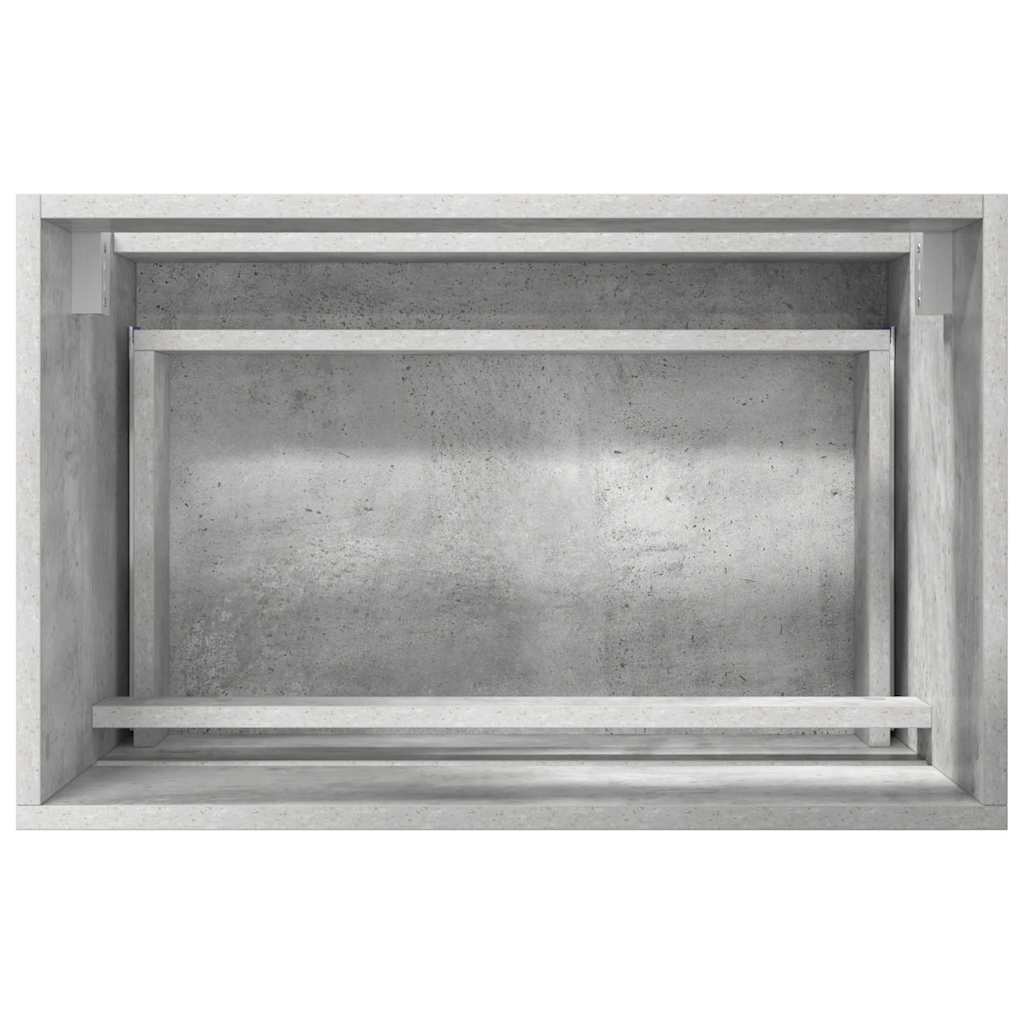 Juego de muebles de baño Gris Concreto 60 x 38,3 x 45 cm
