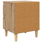 Armarios de cama 2 pcs Roble artesanal 40 x 35 x 50 cm