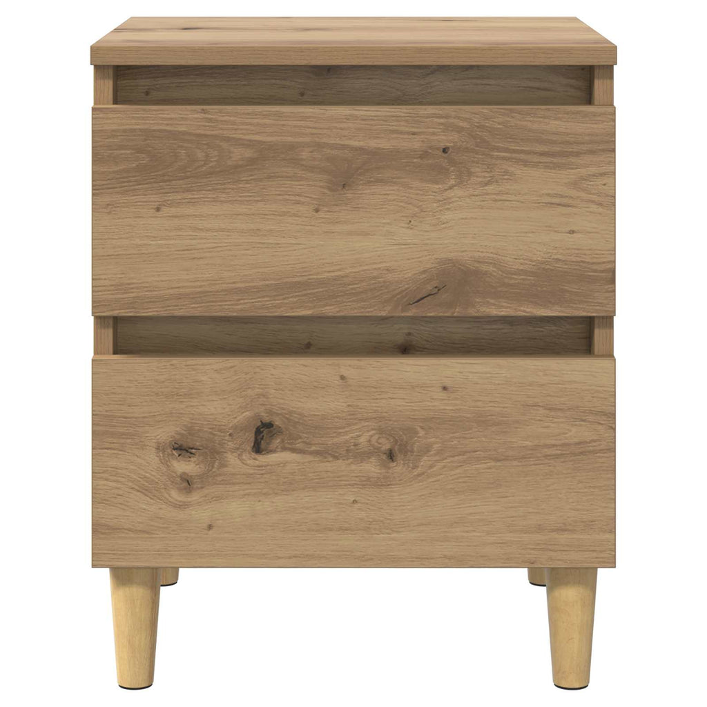 Armarios de cama 2 pcs Roble artesanal 40 x 35 x 50 cm