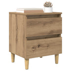 Armarios de cama 2 pcs Roble artesanal 40 x 35 x 50 cm