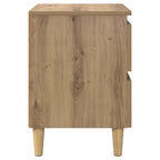 Armarios de cama 2 pcs Roble artesanal 40 x 35 x 50 cm