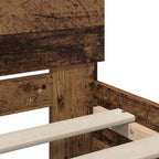 Estructura de cama con cabecera Madera Vieja 100 x 200 cm