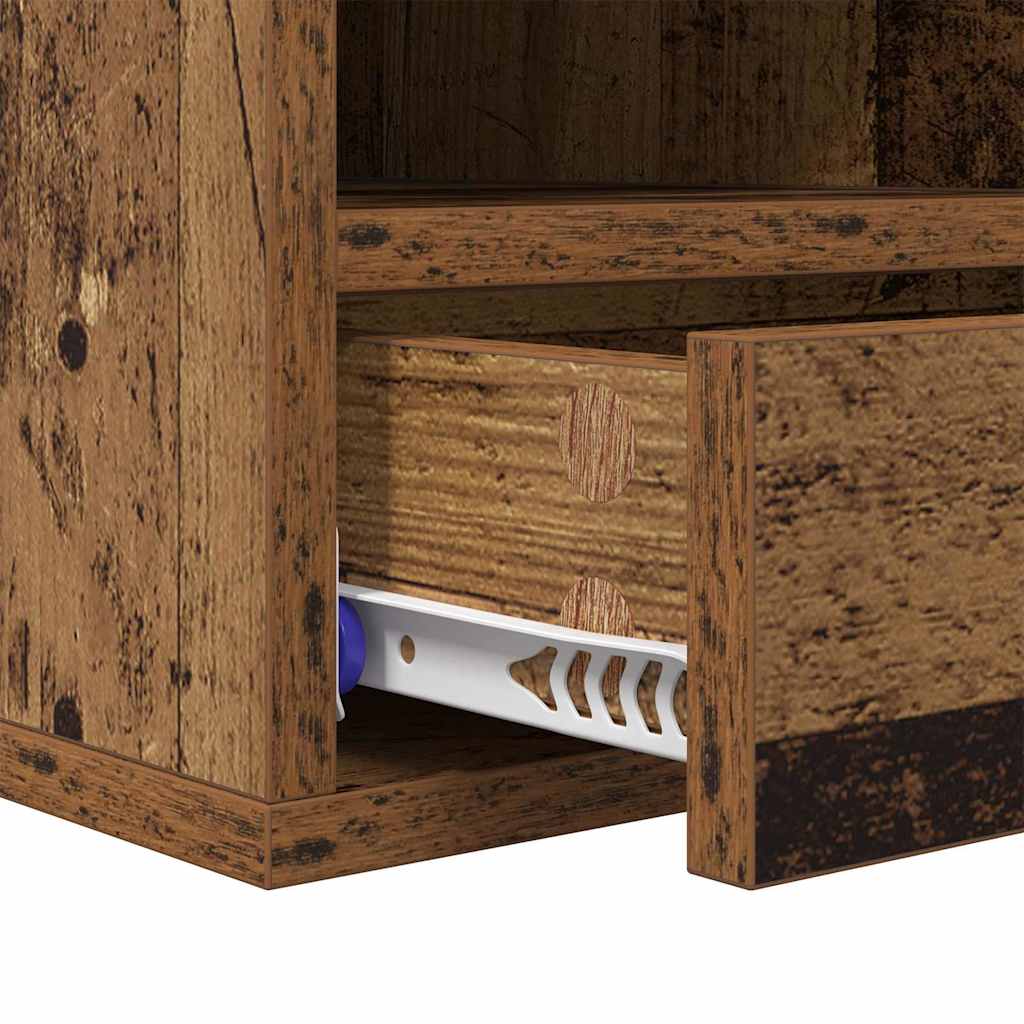 Soporte para Impresora con cajón Madera Vieja 40 x 32 x 24 cm