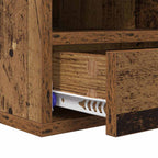 Soporte para Impresora con cajón Madera Vieja 40 x 32 x 24 cm
